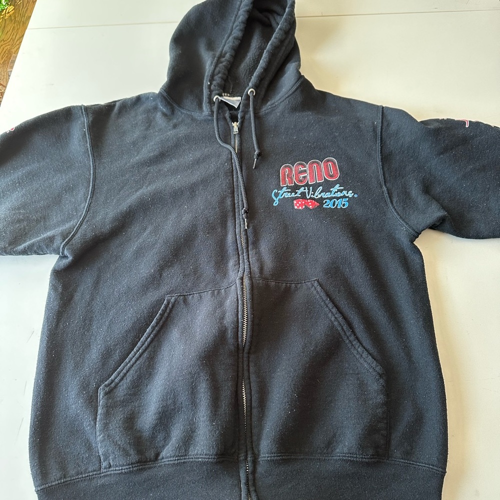 Street Vibrations 2015 Longsleeve hooded Sweatshirt sz M